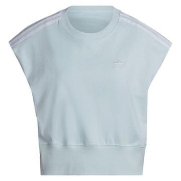 Adidas Majice svetlo modra Waist Cinch Tee