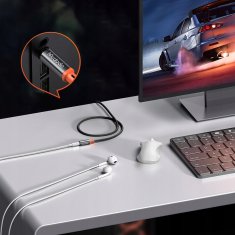 Mcdodo MCDODO AVDIO PODALJŠEK KABEL AUX MINI JACK 3,5 MM