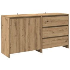 Vidaxl 2 kosa Sideboard Artisan Oak Engineered Wood
