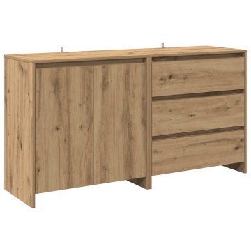 Vidaxl 2 kosa Sideboard Artisan Oak Engineered Wood
