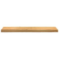 Vidaxl Podloge za stopnice 16 kosov rjave 100x30x2 cm trdna hrastovina