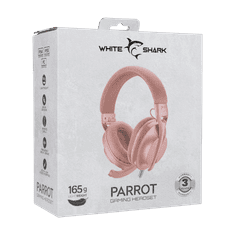 White Shark gaming slušalke GH-2440 PARROT pink roza