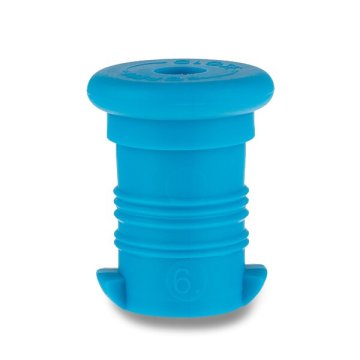 Zamašek za zdravo steklenico - modro fluo