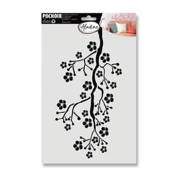 Aladine Plastična šablona - Sakura - 20 x 30 cm