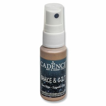 Cadence Barva v spreju za tekstil, 25 ml - bleščeča bronasta
