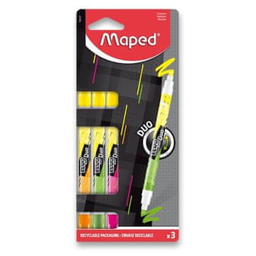 Maped Označevalnik Fluo Peps Duo Neon - set 3
