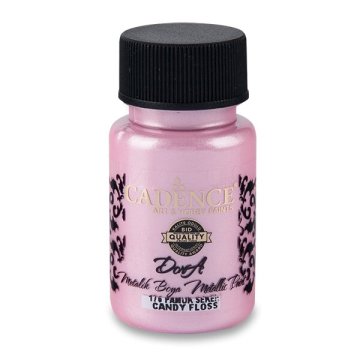 Cadence Akrilne barve za nohte Dora Metallic, 50 ml - roza
