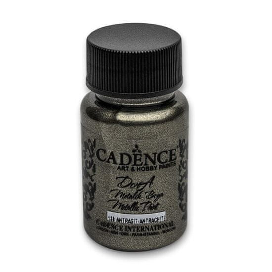 Cadence Akrilne barve Dora Metallic, 50 ml antracitna