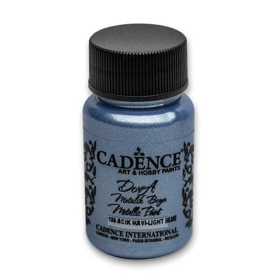 Cadence Akrilne barve Dora Metallic, 50 ml svetlo modra