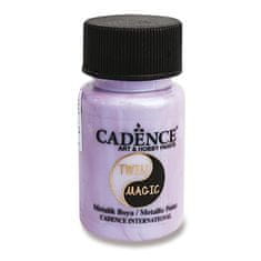 Cadence Kovinska barva Twin Magic, 50 ml, modra/vijolična.