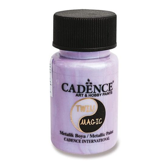 Cadence Kovinska barva Twin Magic, 50 ml, modra/vijolična.