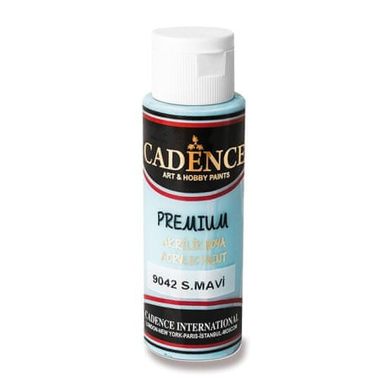 Cadence Akrilne barve Premium, 70 ml svetlo modra