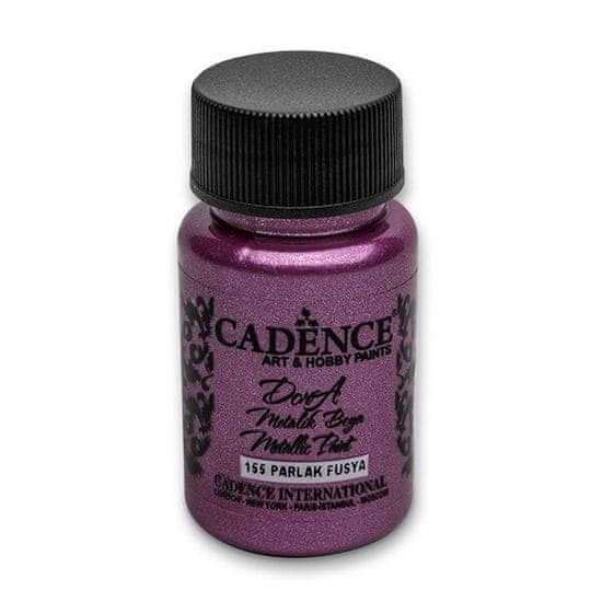 Cadence Akrilne barve Dora Metallic, 50 ml fuksija