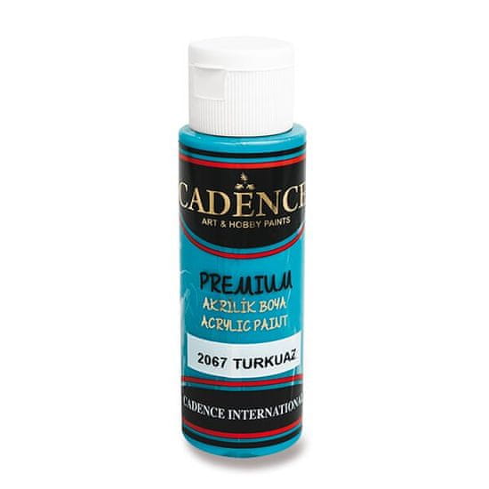 Cadence Akrilne barve Premium, 70 ml turkizna
