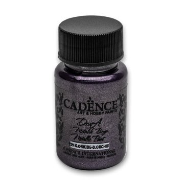 Cadence Akrilne barve za nohte Dora Metallic, 50 ml - temno vijolična
