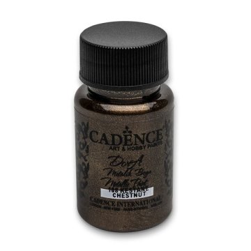 Cadence Akrilne barve Dora Metallic, 50 ml - rjava