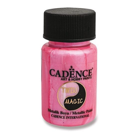Cadence Kovinska barva Twin Magic, 50 ml, modra/rožnata.