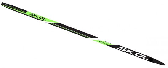 SKOL Tekaške smuči Trinity "SKIN" 170 cm črno-zelene