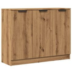 Vidaxl Komoda artisan hrast 90,5x30x70 cm inženirski les