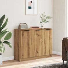 Vidaxl Komoda artisan hrast 90,5x30x70 cm inženirski les