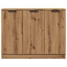Vidaxl Komoda artisan hrast 90,5x30x70 cm inženirski les