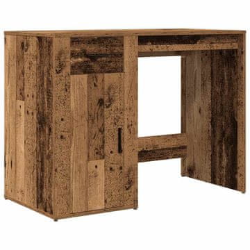 Vidaxl Pisalna miza iz starega lesa 100x49x75 cm Izoblikovan les