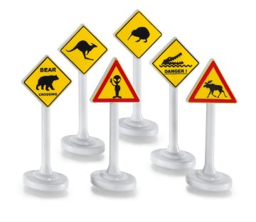 SIKU Blister - Prometni znaki mednarodni 6 kosov