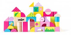 Woody 102191302 Kocke 50 kosov s tiskom
