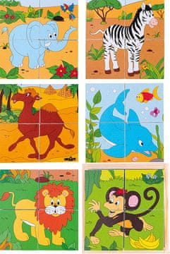Woody 102190921 Kubus 2x2 -Safari