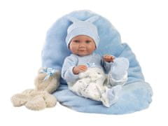 Llorens 73807 NEW BORN BOY realistična lutka dojenčka s popolnoma vinilnim telesom 40 cm