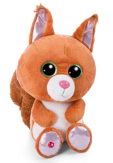 NICI Glubschis plišasta veverica Squibble 25cm, ZELENA