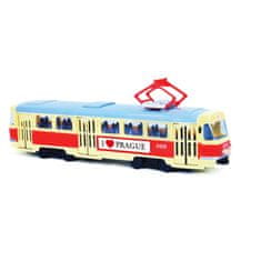 Rappa Tramvaj, ki napoveduje postanke na Češkem 28 cm PRAHA