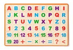 Woody 102190107 Magnetna tabla ABC