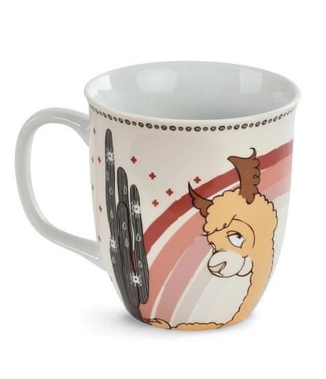 NICI vrč Lama Al & Chic Paka 420ml, porcelan