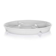 Banquet Razdeljena skleda s premerom 30 cm iz porcelana BIANCA