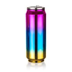 Banquet Termoska BE COOL 430 ml, roza-modro-zlata