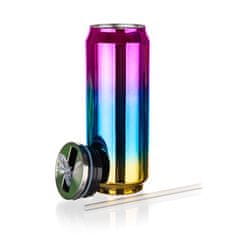 Banquet Termoska BE COOL 430 ml, roza-modro-zlata