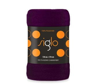 Faro Odejica iz mikroflisa super mehka vijolična Poliester, 130/170 cm