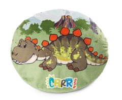 NICI vzglavnik Dino Tony-Rex Fossily 32x26cm, fosforni v temi, ZELENI