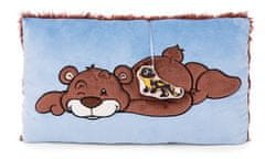 NICI Vzglavnik Medvedek Maroni 43x25cm, ZELENA
