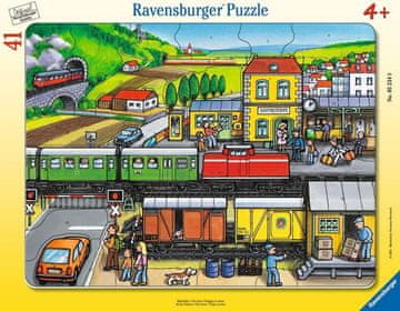 Ravensburger Železniška postaja Puzzle 41 kosov