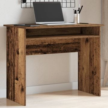 Vidaxl vidaXL Pisalna miza, star les, 90x50x74 cm, material na osnovi lesa