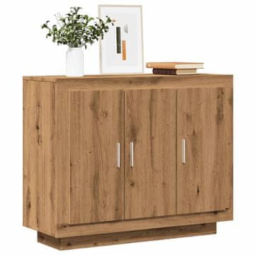 Vidaxl vidaXL Omarica, Artisan hrast, 92x35x75 cm, material na osnovi lesa