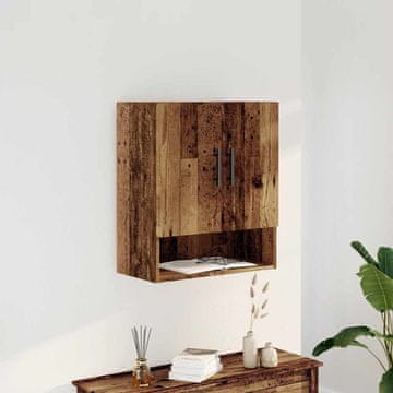 Vidaxl vidaXL Stenska omarica, starinski les, 60x31x70 cm