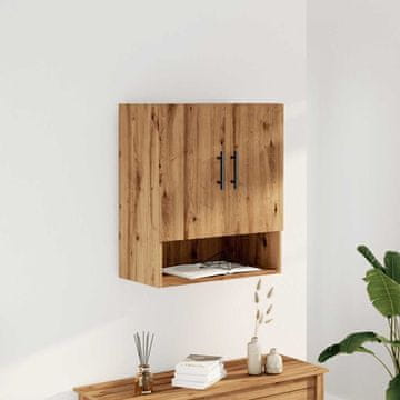 Vidaxl vidaXL Stenska omarica Artisan hrast 60x31x70 cm