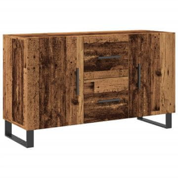 Vidaxl Komoda starinski les 100x36x60 cm inženirski les