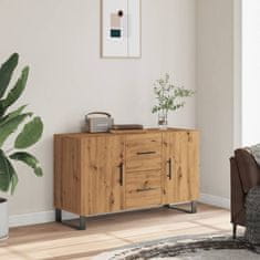Vidaxl Komoda artisan hrast 100x36x60 cm inženirski les