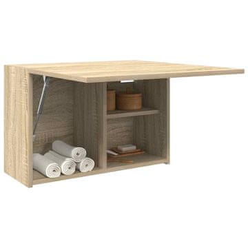 Vidaxl vidaXL Stenska kopalniška omarica, hrast sonoma, 60x25x40 cm