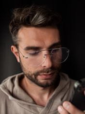 VeyRey očala proti modri svetlobi Ovalni Dag črna