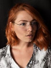 VeyRey očala proti modri svetlobi Ovalni Dag črna